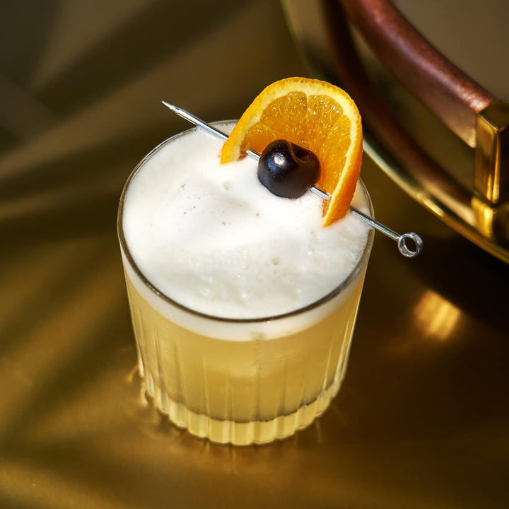 Viski Double Old Fashioned Tumbler, 4 Lowball-Cocktailgläser aus bleifreiem Kristallglas, Glaswaren