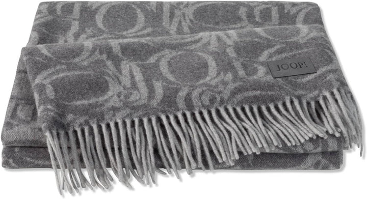 JOOP! Plaid Fine Ornament | Anthrazit - 130 x 180 Anthrazit 130x180 cm, Anthrazit 130x180 cm
