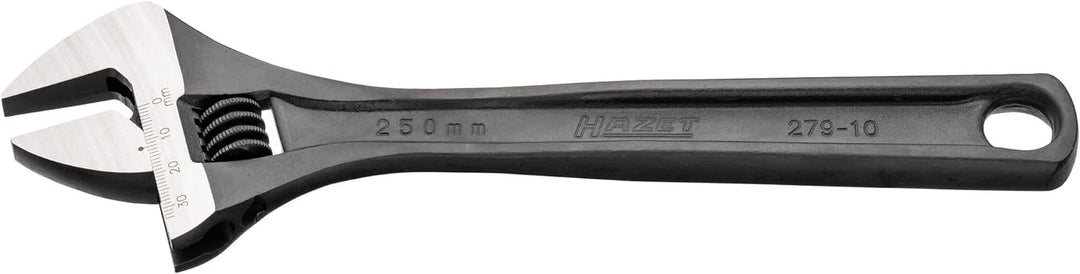 Hazet Einmaulschlüssel verstellbar phosphatiert DIN3117 Form A 255mm Länge: 255 mm, Länge: 255 mm