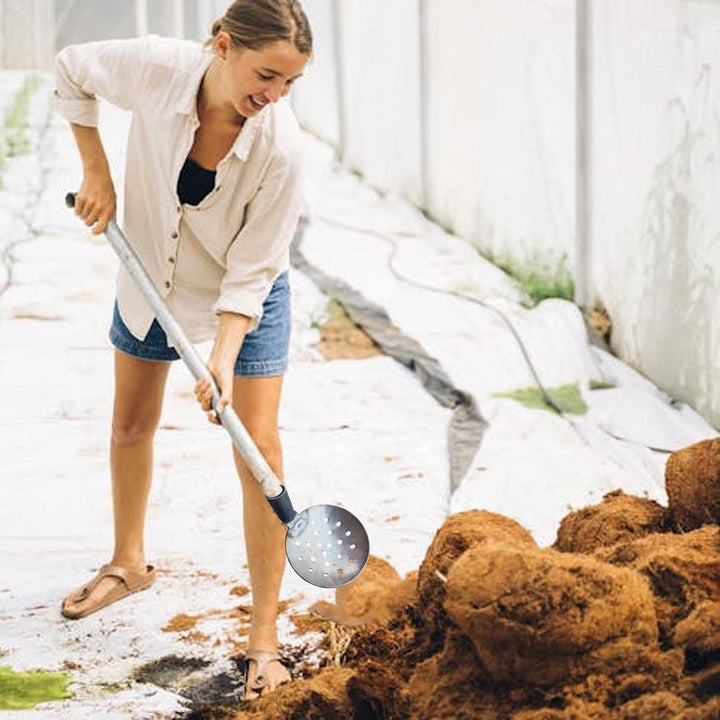 Klärgruben-Werkzeug-Löffel – Schlammschaufel Kanallöffel – abgerundetes Auffangbecken für effiziente