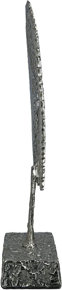 GILDE Deko Skulptur Baum Tree - Aluminium - silberfarben - Deko Wohnzimmer - Höhe 53 cm, 60141 Höhe