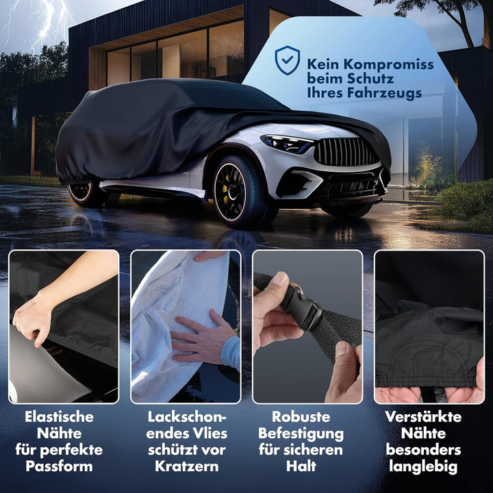 Walser Abdeckplane Auto All Weather, Abdeckplane wasserdicht, 100% wetterfeste Auto Abdeckplane, Aut