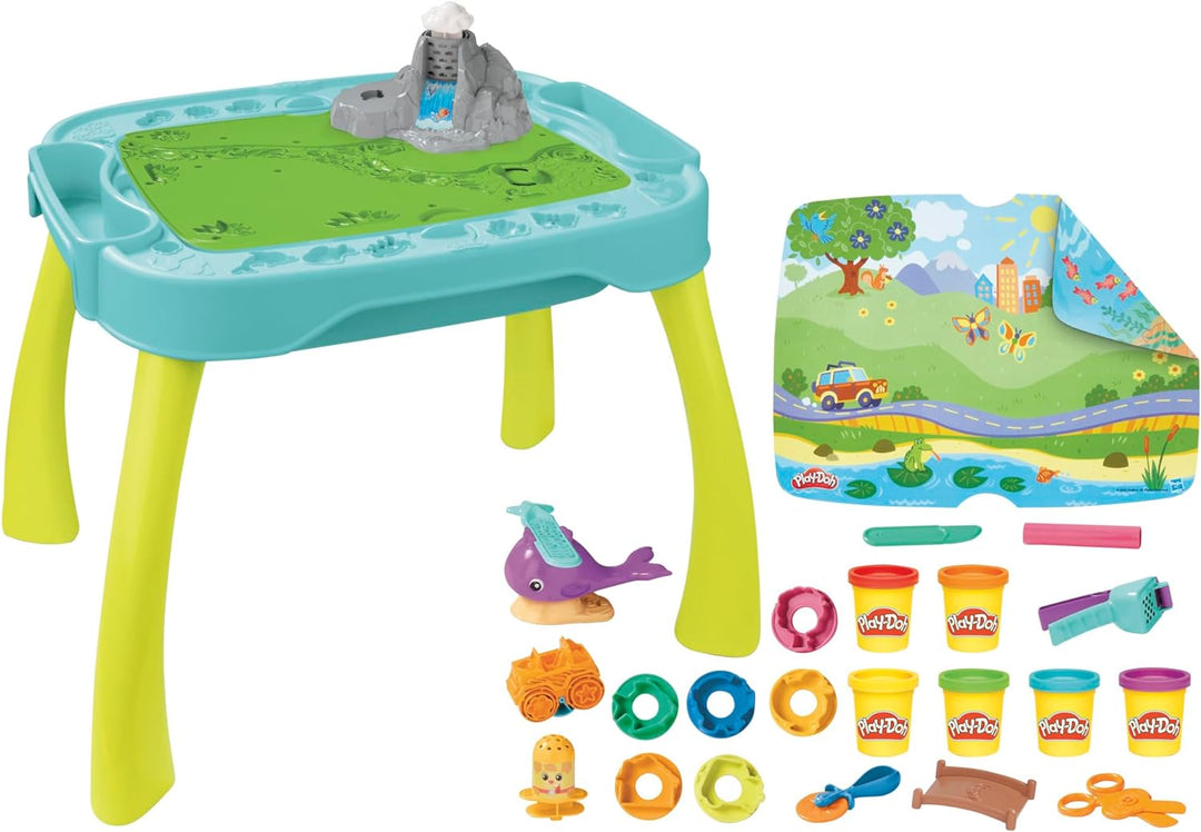 Play-Doh Knet- & Kreativ-Tisch, Vorschulspielzeug für Jungen und Mädchen ab 3 Jahren, Play-Doh Start