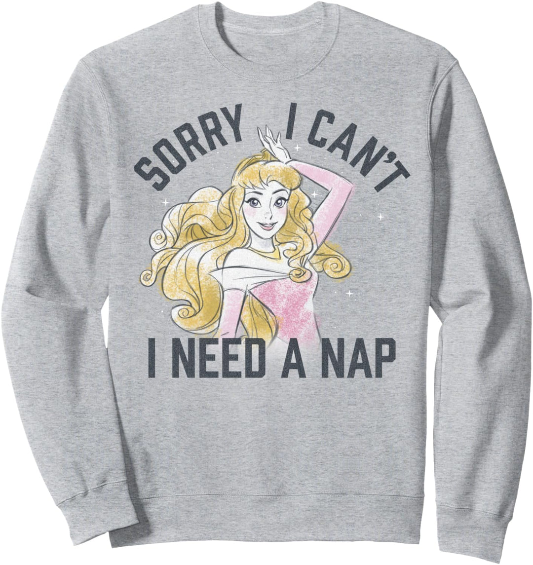 Disney Sleeping Beauty Aurora I Can't I Need A Nap Sweatshirt