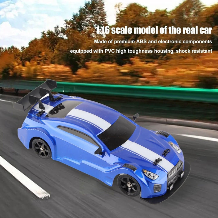 BuyWeek Ferngesteuertes Auto, 1:16 RC Drift Auto Spielzeug Simulation Allradfahrzeug Rennauto mit LE