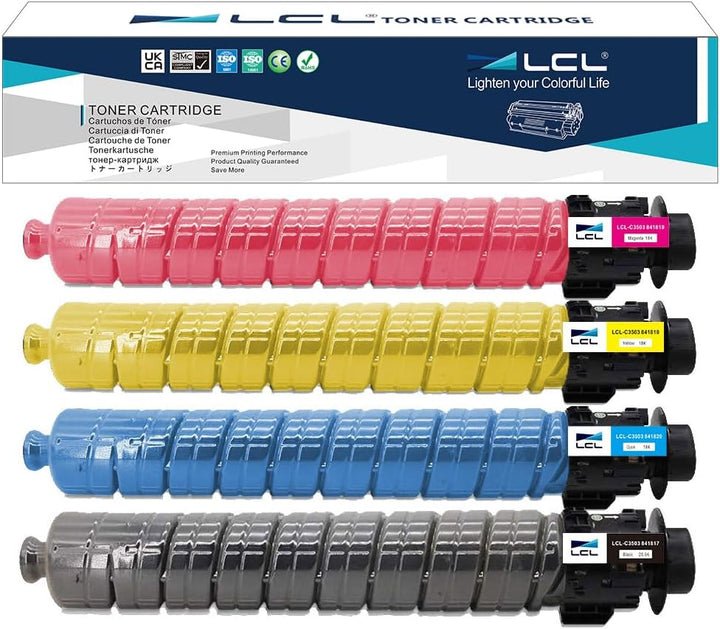 LCL Kompatibel Toner 841817 841820 841819 841818 84181 Aficio C3003 C3003SP C3503 C3503SP C3004 C300