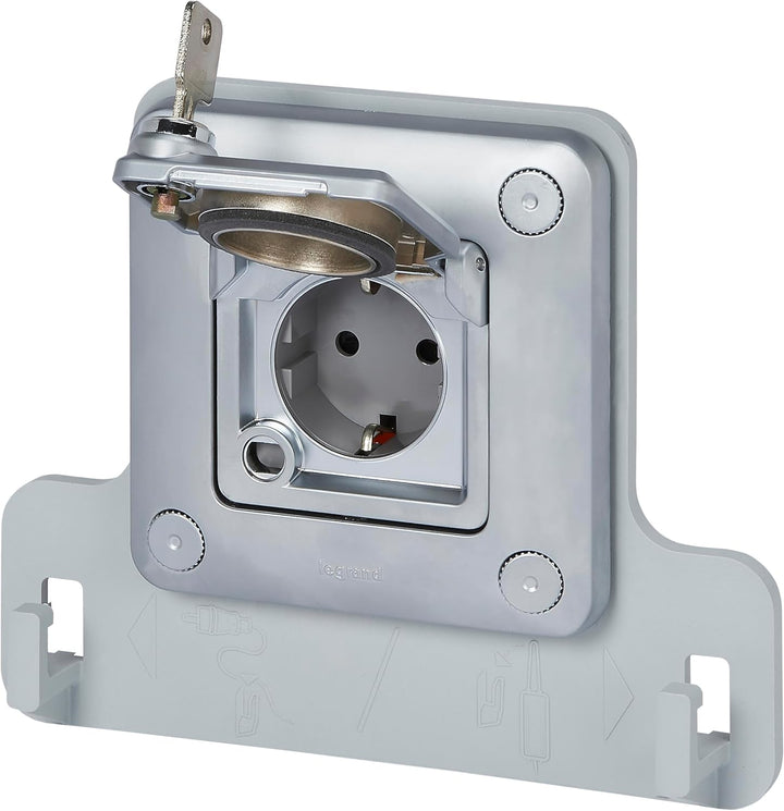 Legrand, Green Up Steckdose für Elektrofahrzeuge & Plug-in-Hybridfahrzeuge, Schnellladesystem f. E-A