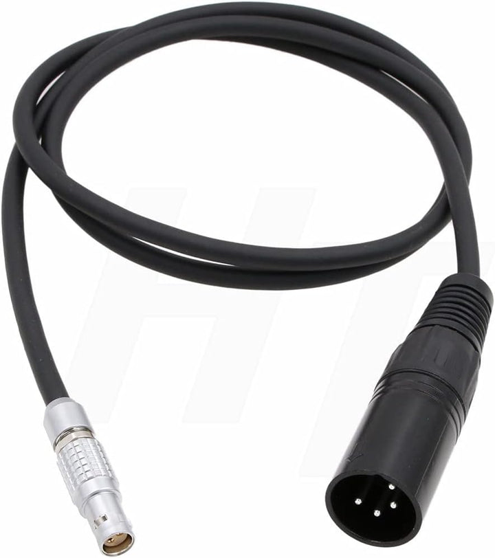HangTon Stromkabel XLR 4 Pin auf 2 Pin Buchse für Red Komodo 6K Kamera 1m
