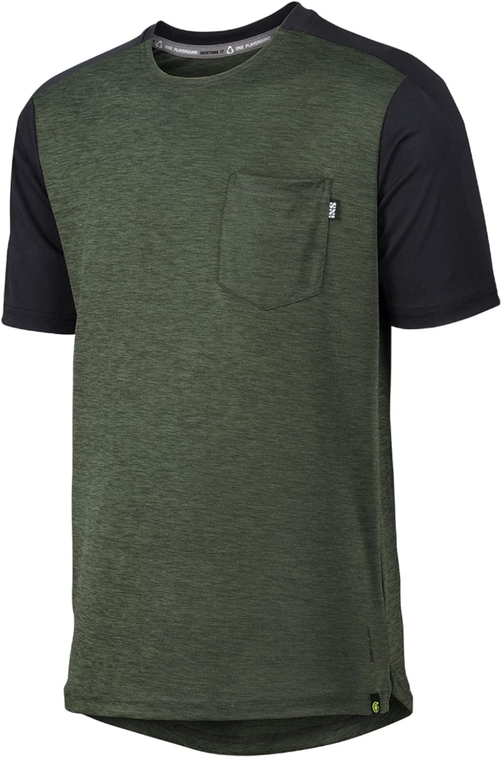 IXS MTB-Jersey Kurzarm Flow X Olive/Black M Olivgrün, M Olivgrün