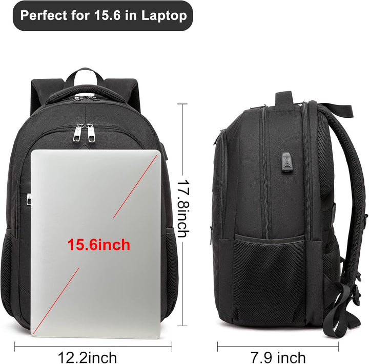 Rucksack Herren, Schulrucksack Jungen Mädchen Teenager, Wasserdicht Schulranzen für 15.6 Zoll Laptop