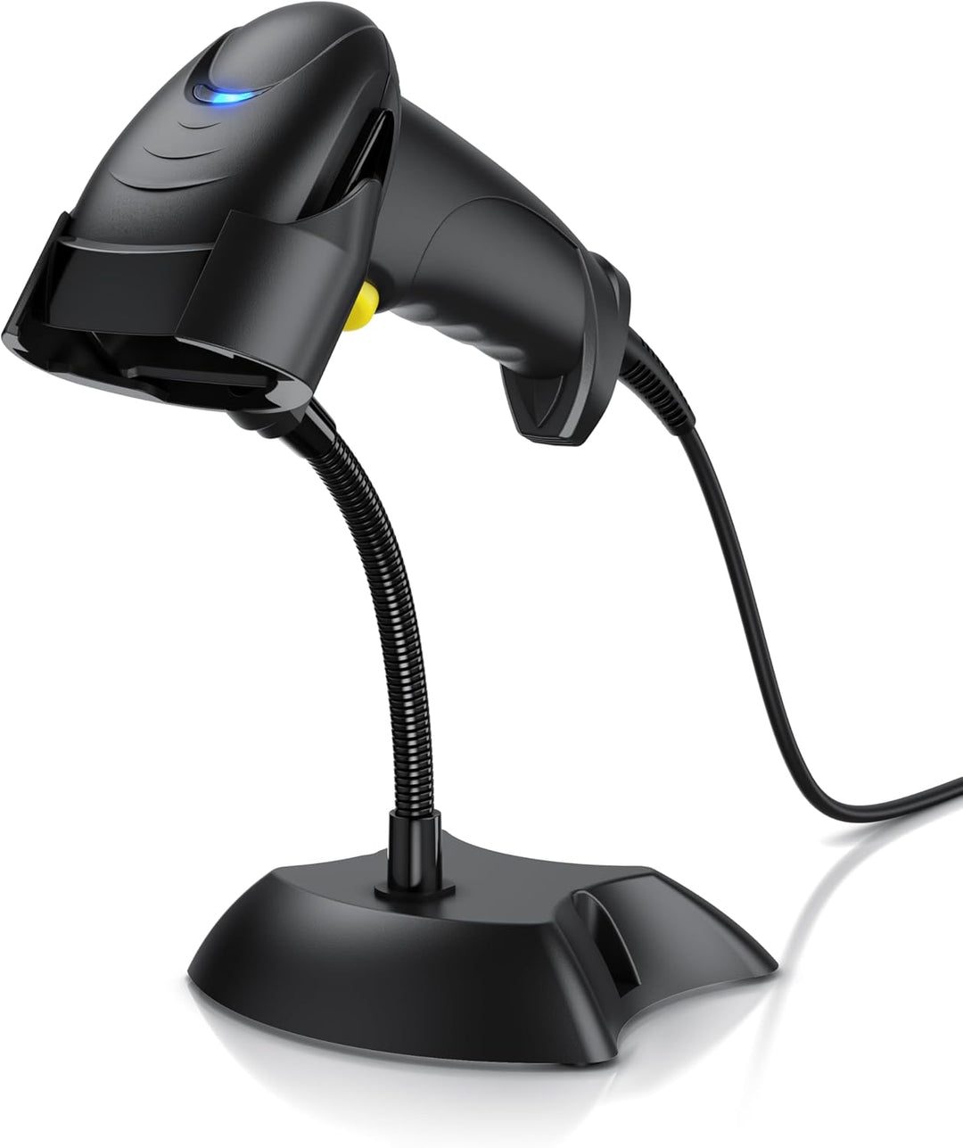 CSL - Barcode Scanner 1D 2D QR kabelgebunden – Single und Multi Scan - Bildschirm scannen - QR-Code