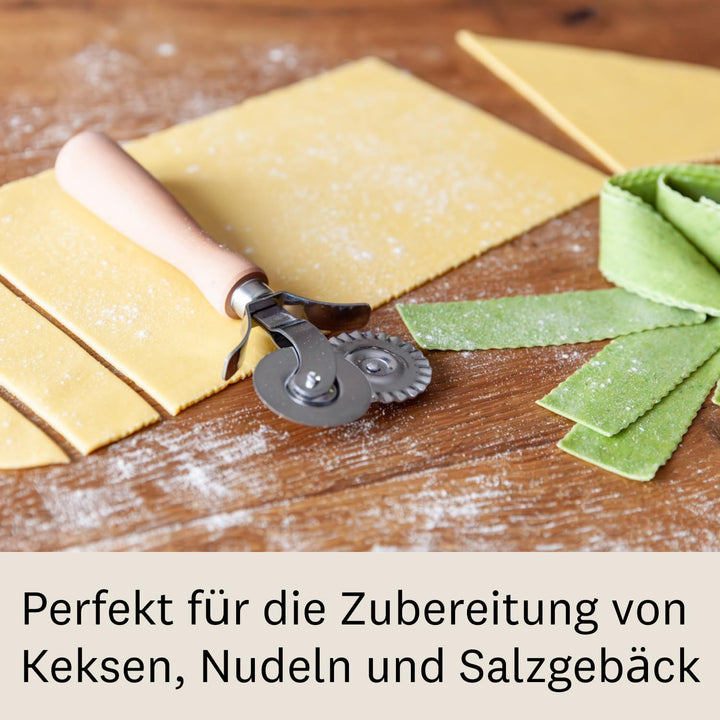 MARCATO Doppelter Ausstecher, Kuchenwerkzeug, Stahl, präziser und dekorativer Schnitt, robust und la