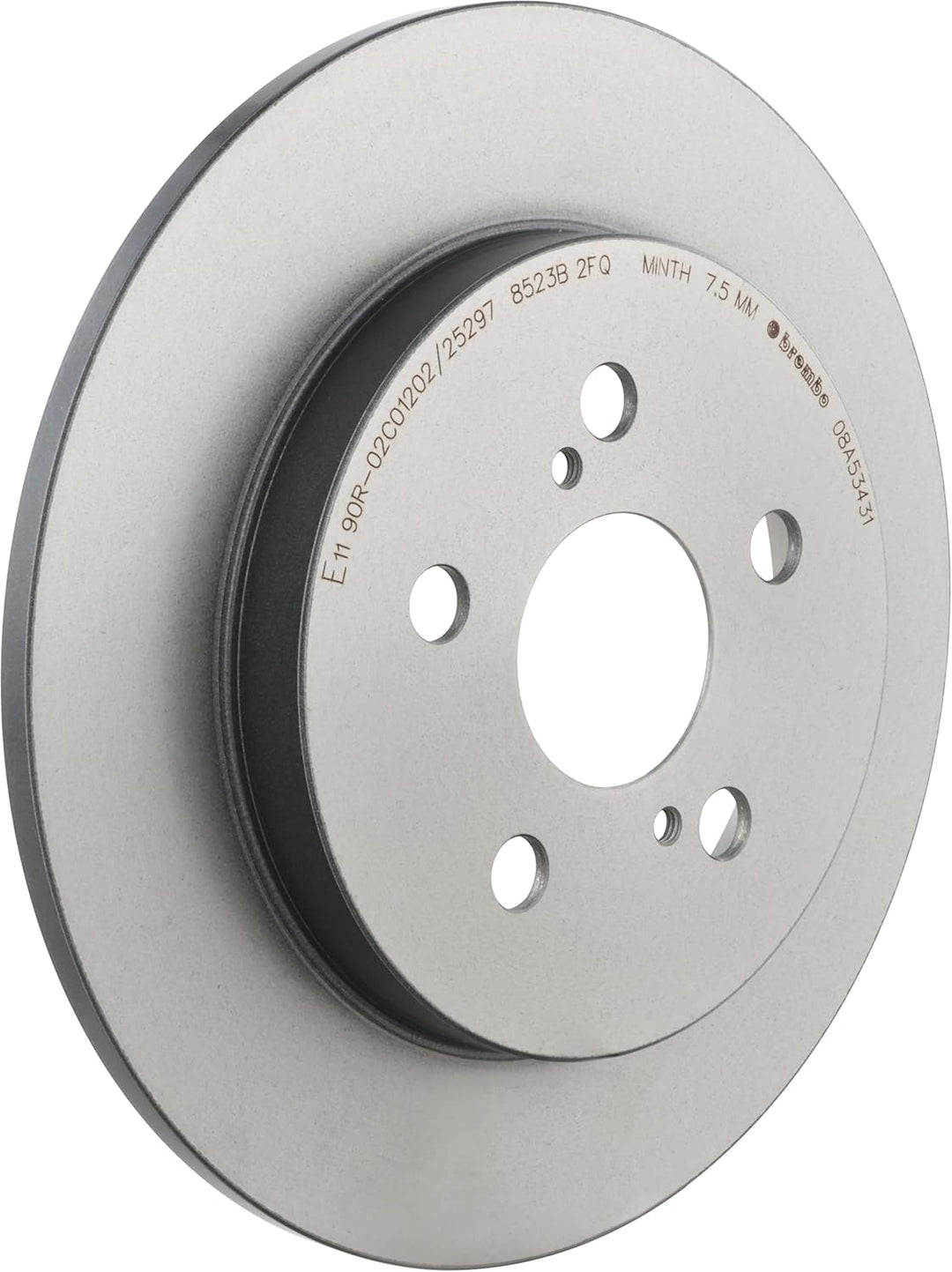 Brembo 08.A534.31 - Hintere Bremsscheibe mit UV-Lackierung