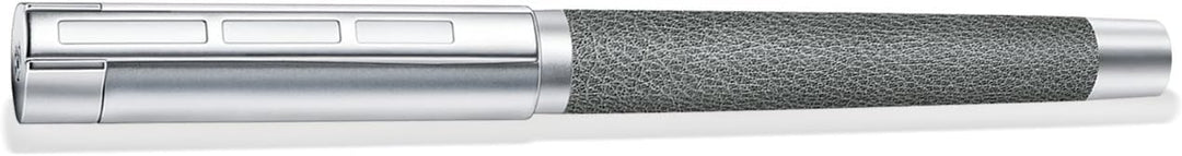 STAEDTLER Initium Corium Füllhalter, anthrazit Leder, M, Made in Germany, mit edler Geschenkverpacku