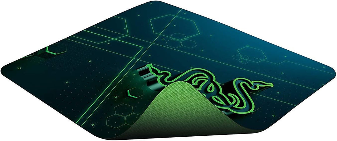 Razer Goliathkäfer – Tragbar Tuch Gaming Mauspad Spiel auf der Go, Stoff, blau / grün, Mobile