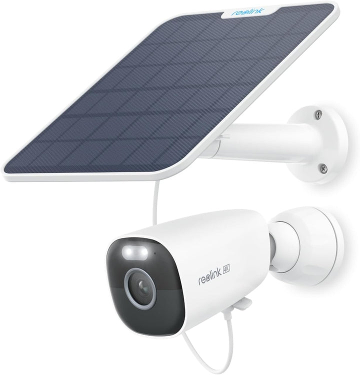 Reolink 4K Solar Überwachungskamera Aussen Akku mit 2,4&5GHz WiFi, WLAN Kamera Outdoor, 8MP Farbnach