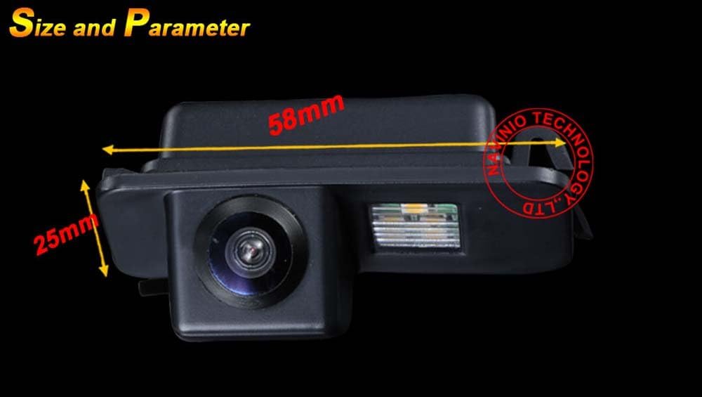 Navinio Auto Rückfahrkamera in Kennzeichenleuchte Einparkhilfe Fahrzeug-spezifische Kamera integrier