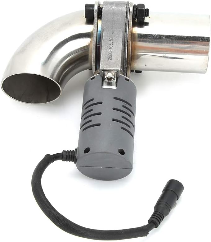 Auslassventil Schalldämpfer, 304 Edelstahl Elektrisches Auslassventil Schalldämpfer-Absperrventil Ca