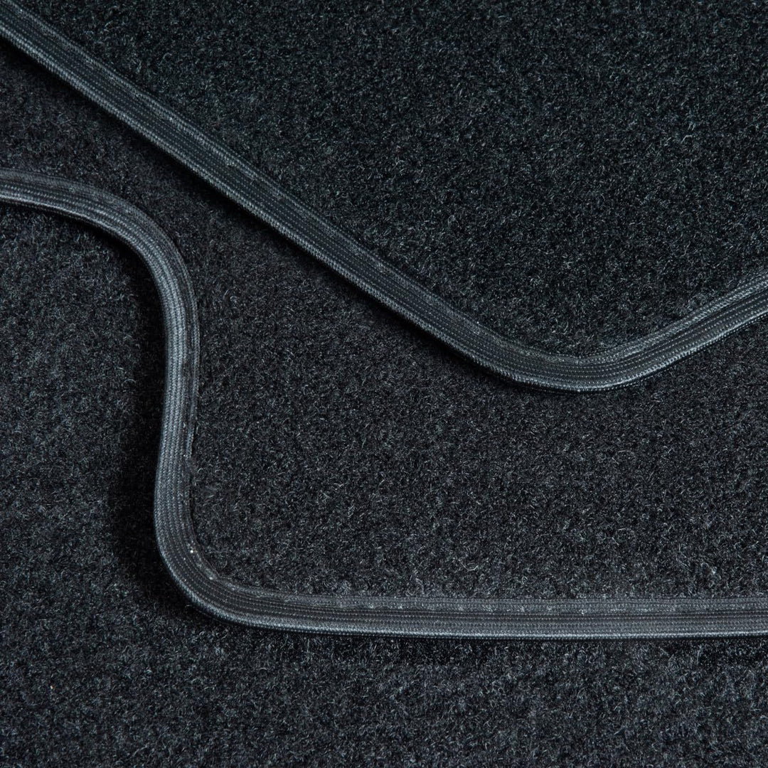 DBS - Autoteppich - Massgeschneidert für 208 - Mit Befestigungsclips - Antirutschmatten - 4 Stück