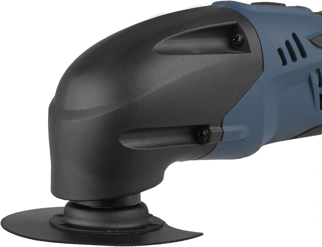 FERM Li-Ion Akku-Multitool - Multifunktionswerkzeug - Oszillationswerkzeug - 12V/1.5Ah - Mit 8 Zubeh