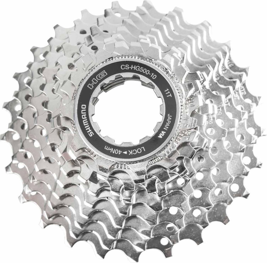 SHIMANO CS-HG500 // 10-Fach Kassette (11-25 Zähne) Silber, Silber