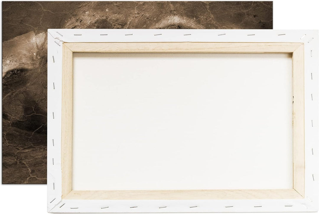 deyoli unheimlicher Demonenschädel Format: 80x60 Effekt: Sepia als Leinwandbild, Motiv fertig gerahm