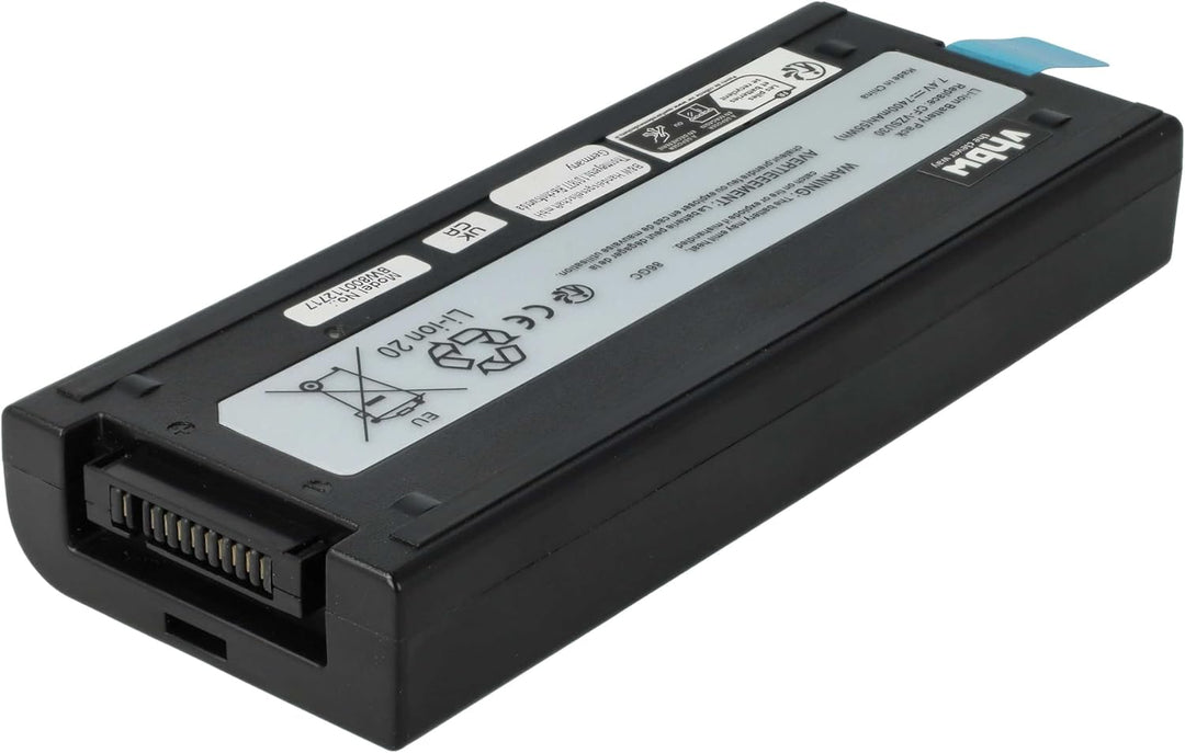 vhbw Akku kompatibel mit Panasonic Toughbook CF-18, CF-18D, CF-18F, CF18 Notebook (7400mAh, 7,4V, Li