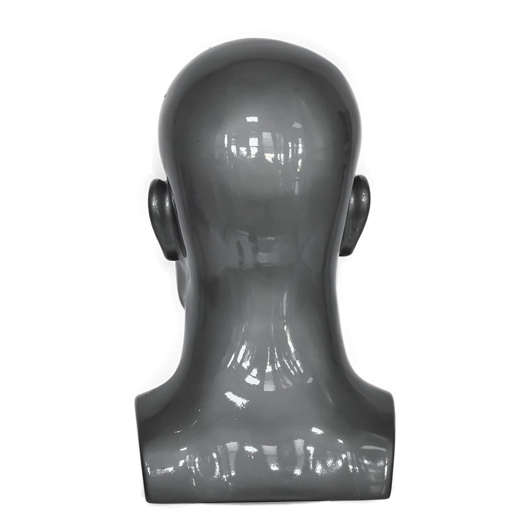 MIAOMANZI Männliche Schaufensterpuppe Kopf Professionelle Manikin Kopf für Display Perücken Hüte Kop