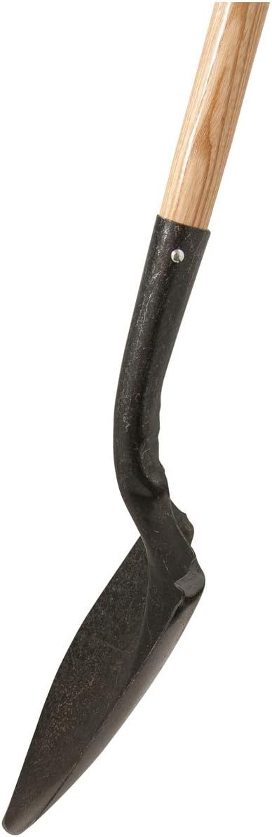 SHW-FIRE Spatenschaufel mit Trittschutz - 120cm Langer Eschenholzstiel - für effiziente Gartenarbeit