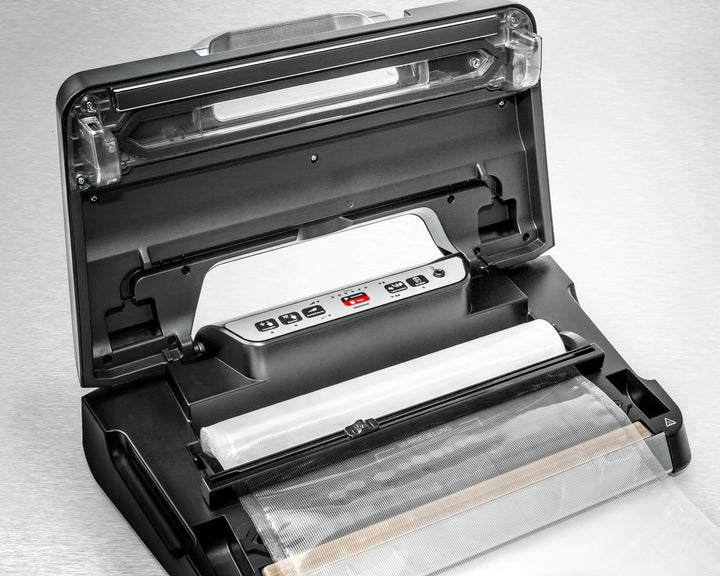 ROMMELSBACHER Vakuumierer VAC 485 - Absaugleistung 15 Liter/Min., Einhand-Bedienung, für Langzeitbet