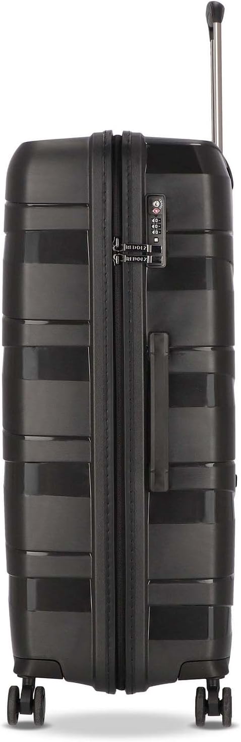 REDOLZ Hartschalen Koffer-Set 3-teilig | aus hochwertigem, leichtem Polypropylen Material | 4 Doppel