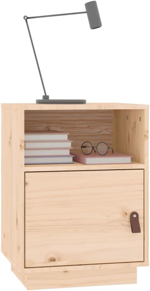 FIRBNUS Bedside Table Nachtkonsole Beistelltisch mit Stauraum Night Stand Nachttische 2er Set 40x34x