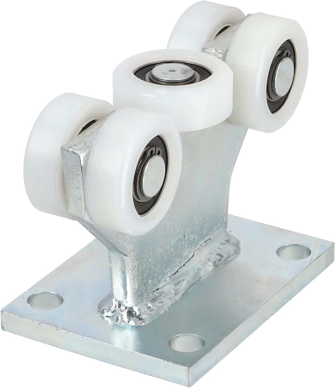 KOTARBAU® 2er Set Laufrolle für Schiebetor ohne Höheneinstellung ⌀ 43 mm 5 Rollen Robuste Ausstattun