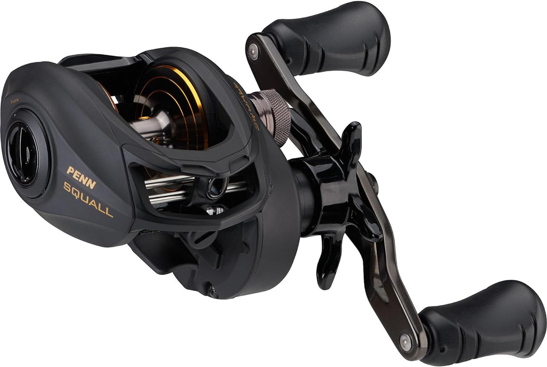 PENN Squall low Profile Baitcast-Angelrolle 400| Left, 400| Left