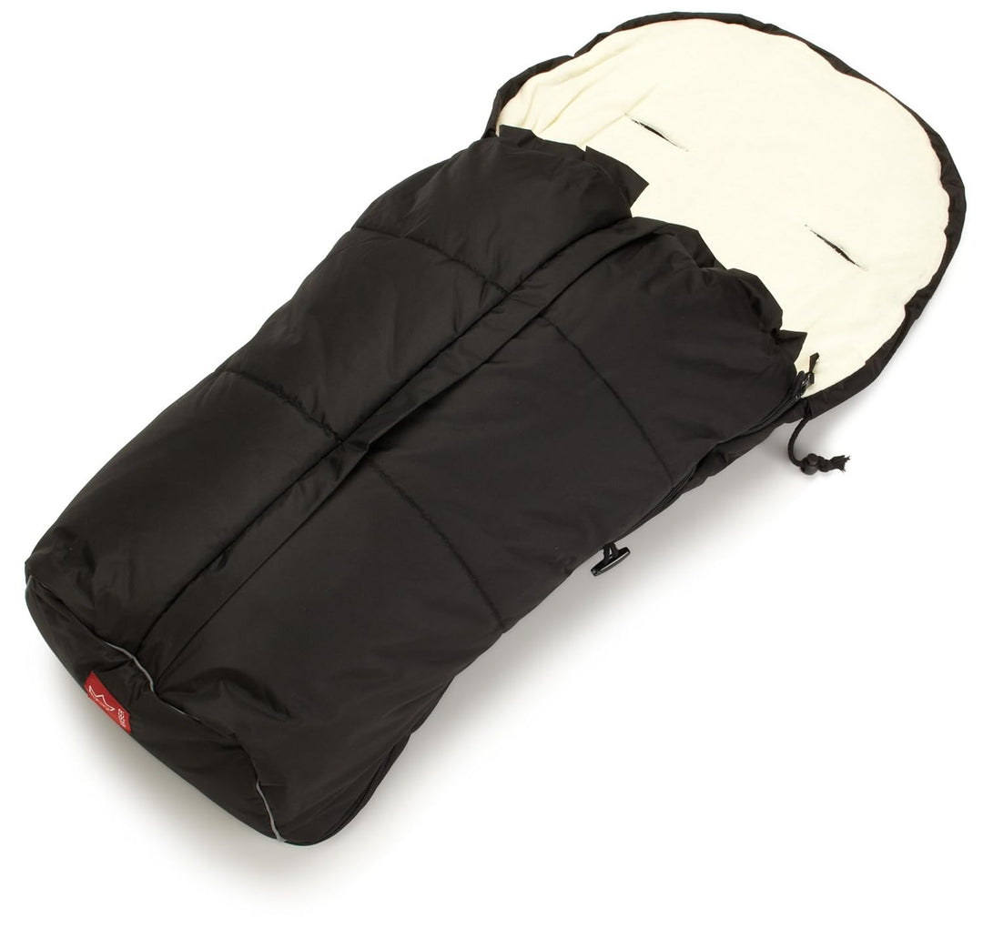 Kaiser 6571425 - Sommerfusssack Vario 2 in 1, Farbe: schwarz 1 Stück (1er Pack) Schwarz, 1 Stück (1e