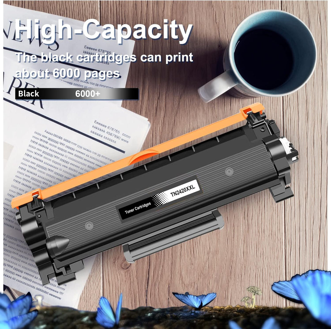 LOSMANN XXL Toner (6.000 Seiten) Kompatibel für Brother TN2420 TN2410 für Brother MFC-L2710DW MFC-L2