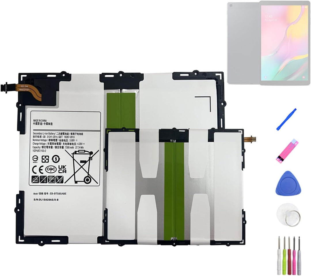 HIGHAKKU Ersatzakku EB-BT585ABA EB-BT585ABE kompatibel mit Samsung Galaxy Tab A 10.1 2016 TD-LTE SM-