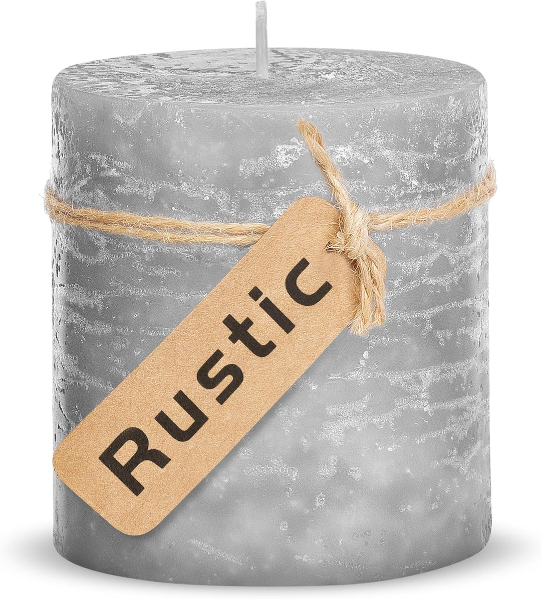 Brandsseller Stumpenkerze 4er Set 7x7,5 cm Weihnachtskerze Adventskranz Grau 7 x 7,5cm | 4er-Set Gra