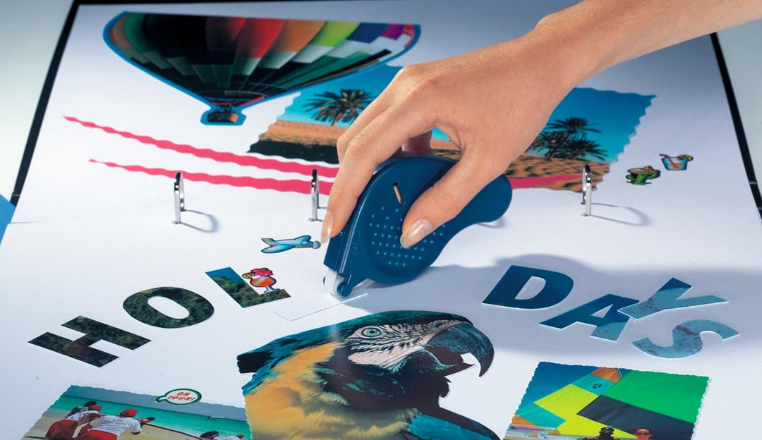 HERMA 10 x Nachfüllrolle für Vario-Klebespender fest haftend 1000 Klebestücke, 1051, weiss, 13x12mm