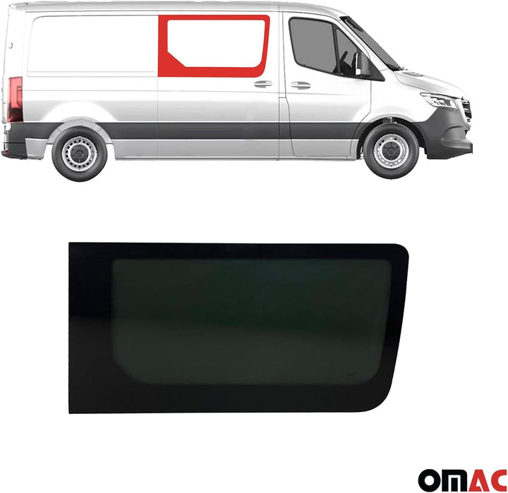 Seitenfenster kompatibel mit Mercedes Sprinter W907 2018-2023 Rechts Vorne Fenster L2 L3 L4
