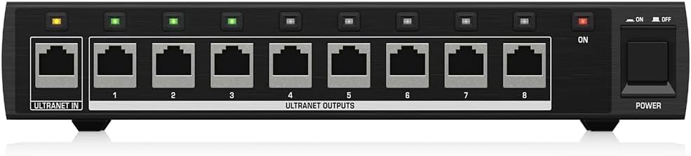 Behringer POWERPLAY P16-D 16-Kanal-Digital-ULTRANET-Verteiler POWERPLAY P16-D Distribution Hub, POWE