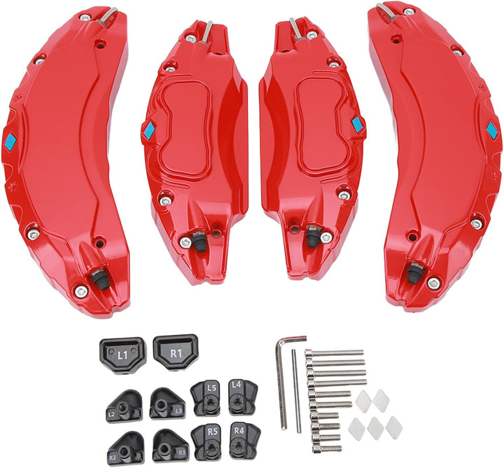 Aluminium-Bremssattelabdeckungen für Tesla Model 3, 4er-Set – Sportlicher und Modischer Ersatz für 1