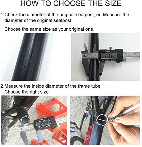 BESNIN Sattelstütze Fahrrad Sattelstütze 31,6mm Sattelstützen 350mm/400mm Sattelstütze Rennrad Satte