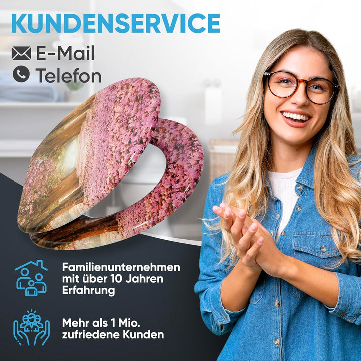 Sanilo WC Sitz mit Absenkautomatik, viele neue Toilettendeckel zur Auswahl, hochwertige Oberfläche,