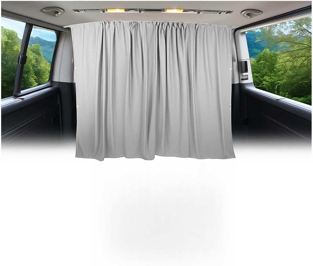 Autogardinen Fahrerhaus Mass Gardinen kompatibel mit VW Caddy L1 L2 Sonnenschutz Grau 130x180 Beige,