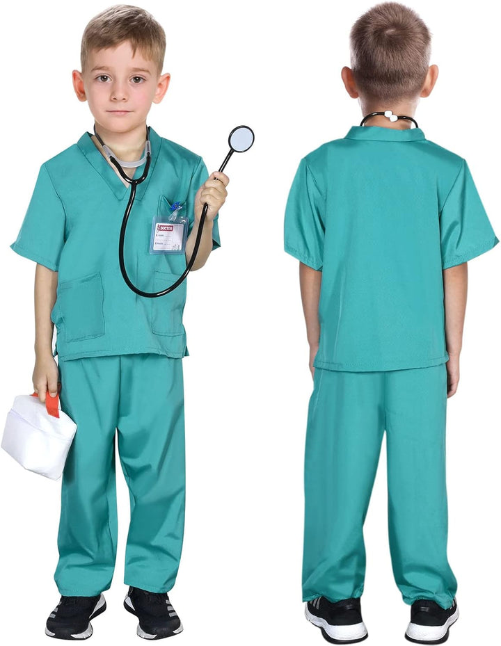 Arztkoffer Kinder Kostüm Arzt Kinder Arztkittel Kinder Verkleidungskiste mit Doktor Rollenspiel Zube