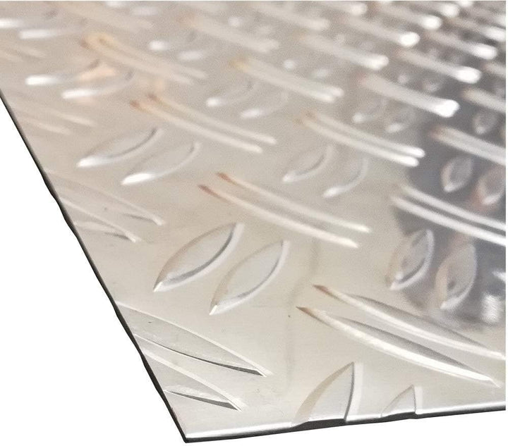 Riffelblech Alu Leiste, 2000mm Alu Riffelblech Kantenschutz 100x70 mm Schenkelinnenmass aus Alu Riff