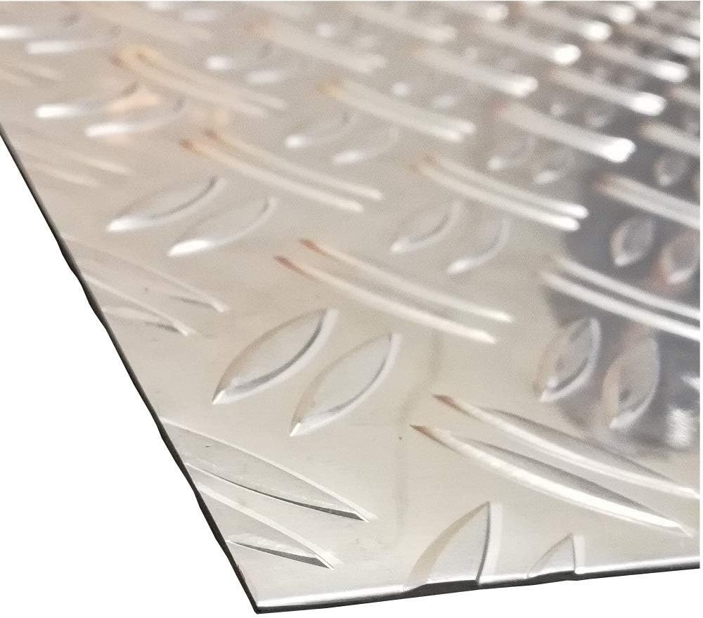 Riffelblech Alu Leiste, 2000mm Alu Riffelblech Kantenschutz 65x60 mm Schenkelinnenmass aus Alu Riffe