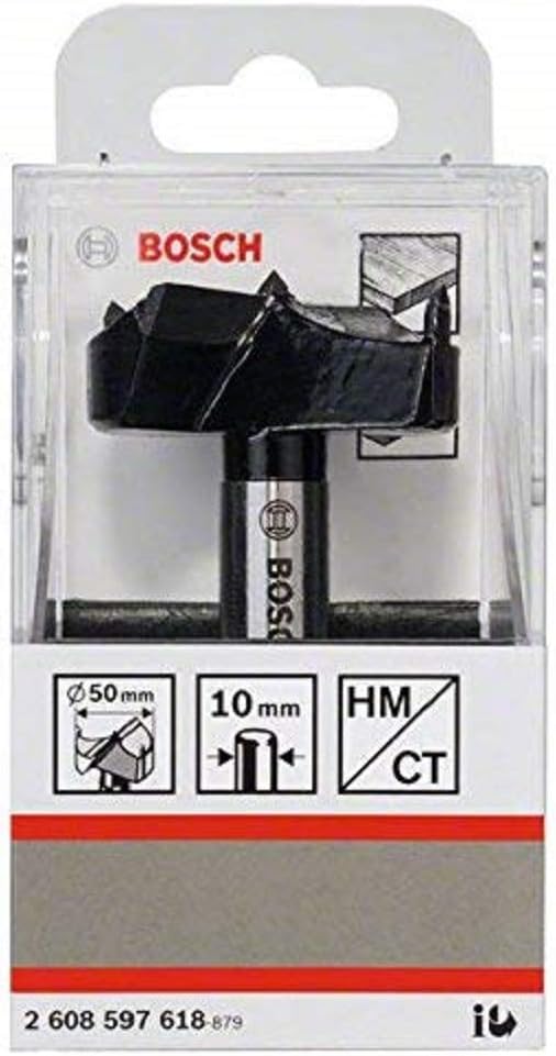 Bosch Professional 1 x Carbide Kunstbohrer (Ø 50 mm, Zubehör Bohrmaschine), Ø 50 mm