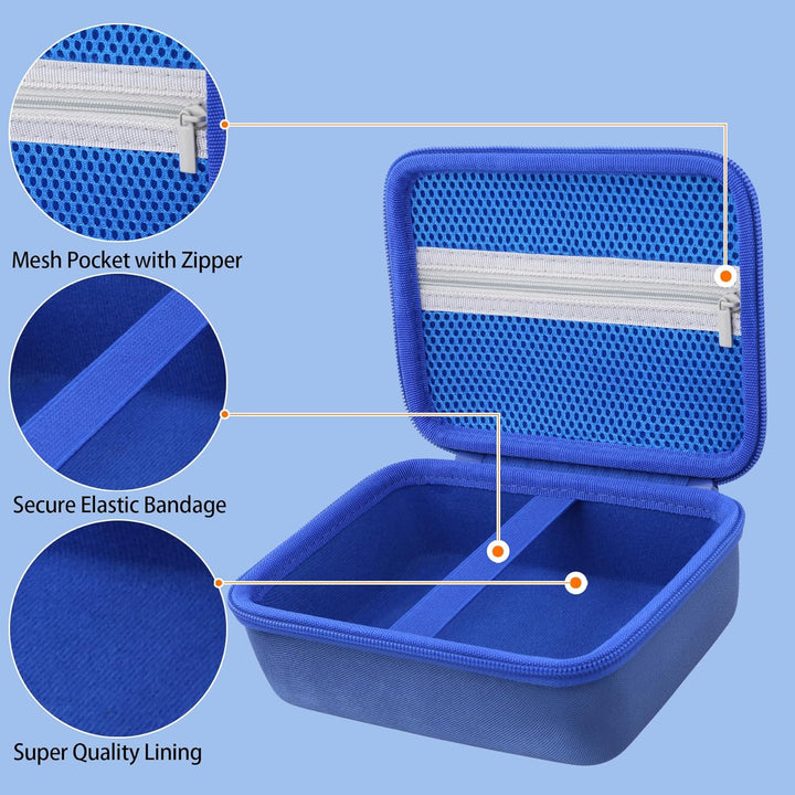 co2CREA Hart Reise Schutz Hülle Etui Tasche für VTech KidiZoom Duo FX Kinderkamera,Nur Tasche, Für V